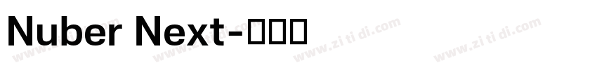Nuber Next字体转换